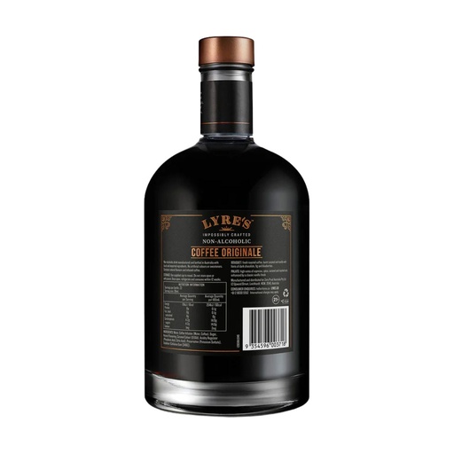Lyre's Coffee Original Non-Alcoholic Spirit, Australia - 6x700ml, alternate view