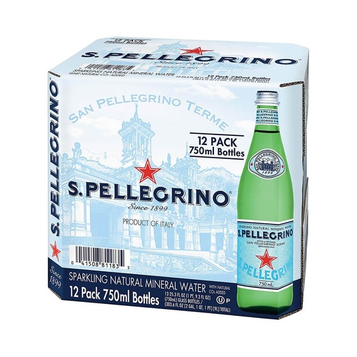 San Pellegrino Sparkling Water - 12x750ml, alternate view
