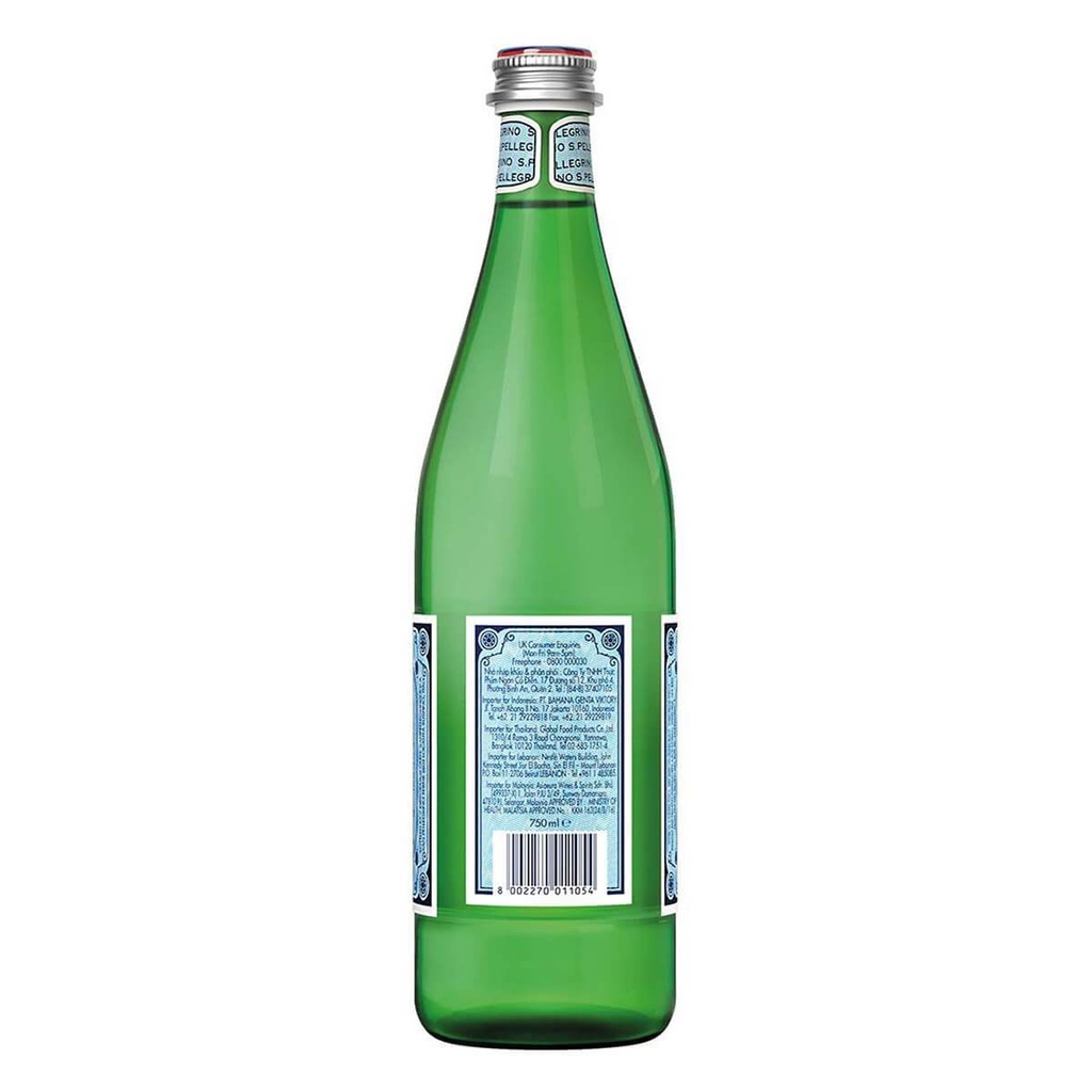 San Pellegrino Sparkling Water - 12 X 750ML