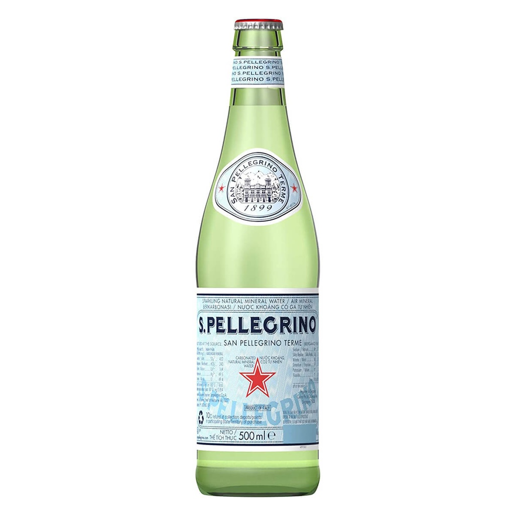 San Pellegrino Sparkling Water - 24 X 500ML