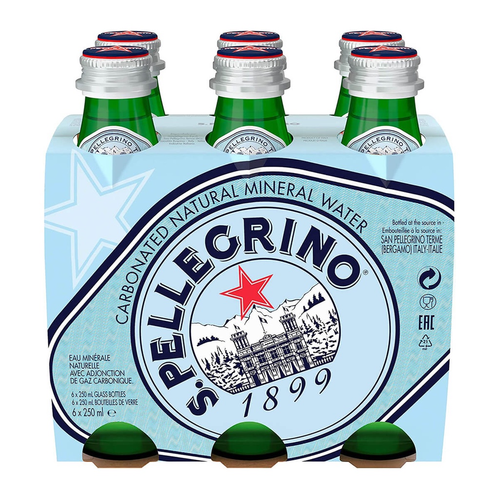 San Pellegrino Sparkling Water - 24 X 250ML