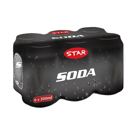 Star Soda Water Soft Drink, UAE - 24x300ml, alternate view