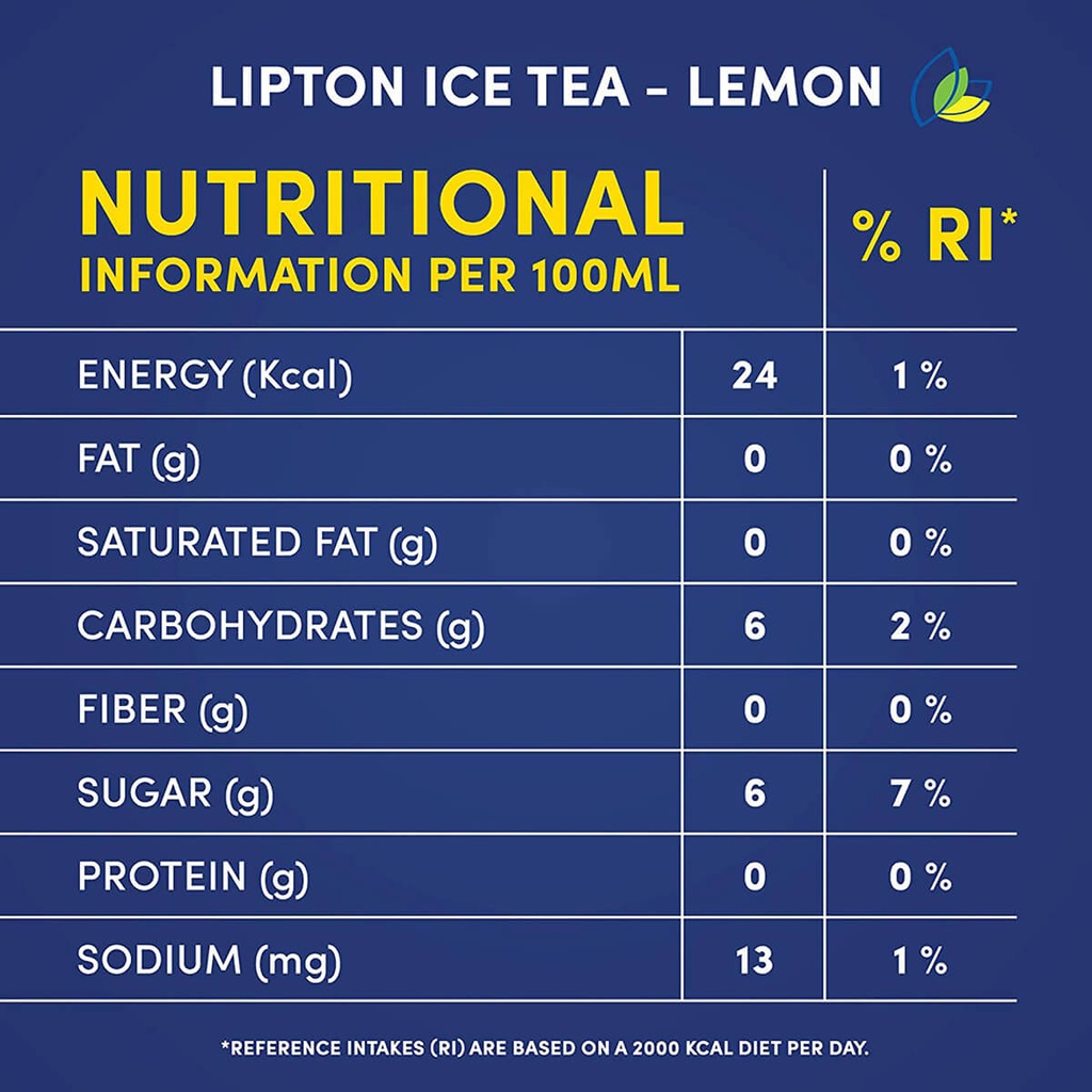 Lipton Lemon Ice Tea Soft Drink - 24 X 320ML