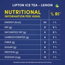 Lipton Lemon Ice Tea Soft Drink - 24 X 320ML