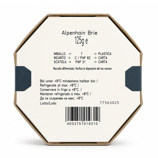 Alpenhain Brie Cheese - 36x125g, alternate view