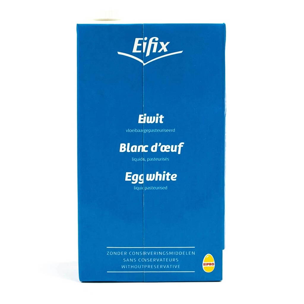 Eifix Liquid Pasteurized Egg Whites in Tetra Pack, Chilled, Germany - 1KG
