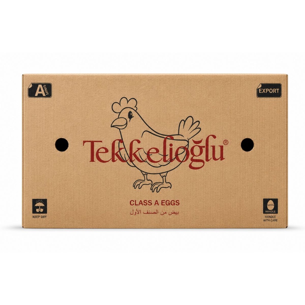 Tekkeliogfu LARGE Fresh Eggs, 1 Carton of 12 Trays, 360 Eggs - 12 X 30PC
