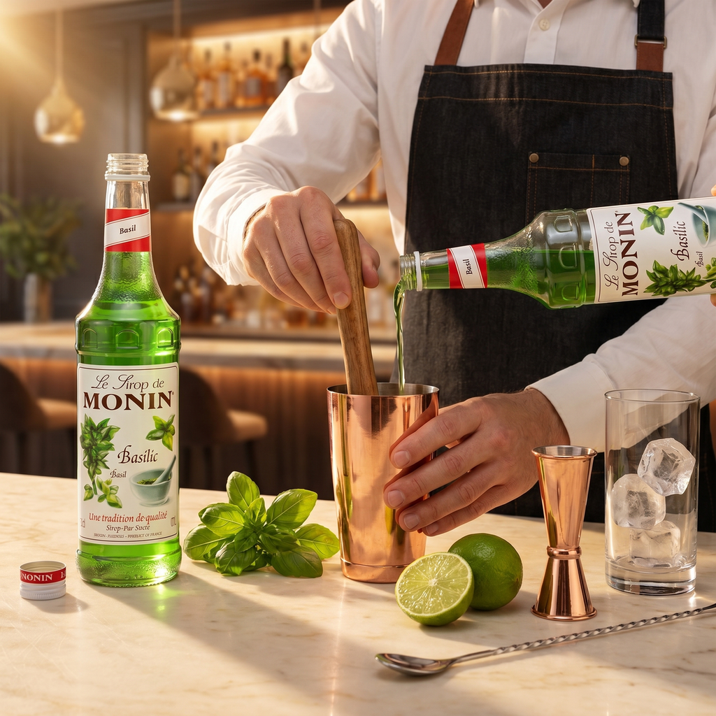 Monin Basil Syrup - 700ML
