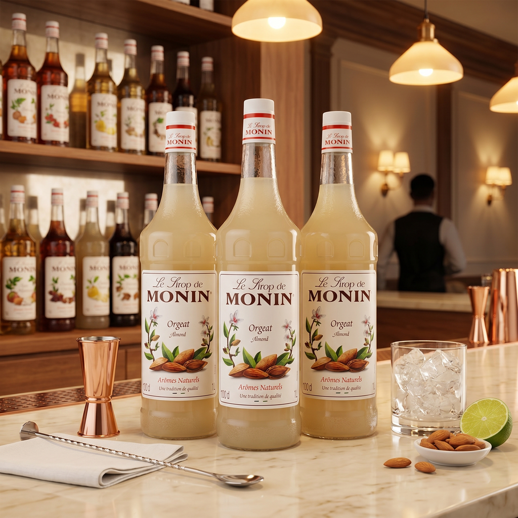 Monin Almond Orgeat Syrup - 1LTR