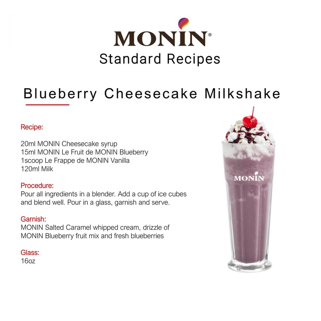 Authentic catalogue view 1 of Monin Cheesecake Syrup, France - 6x700ml