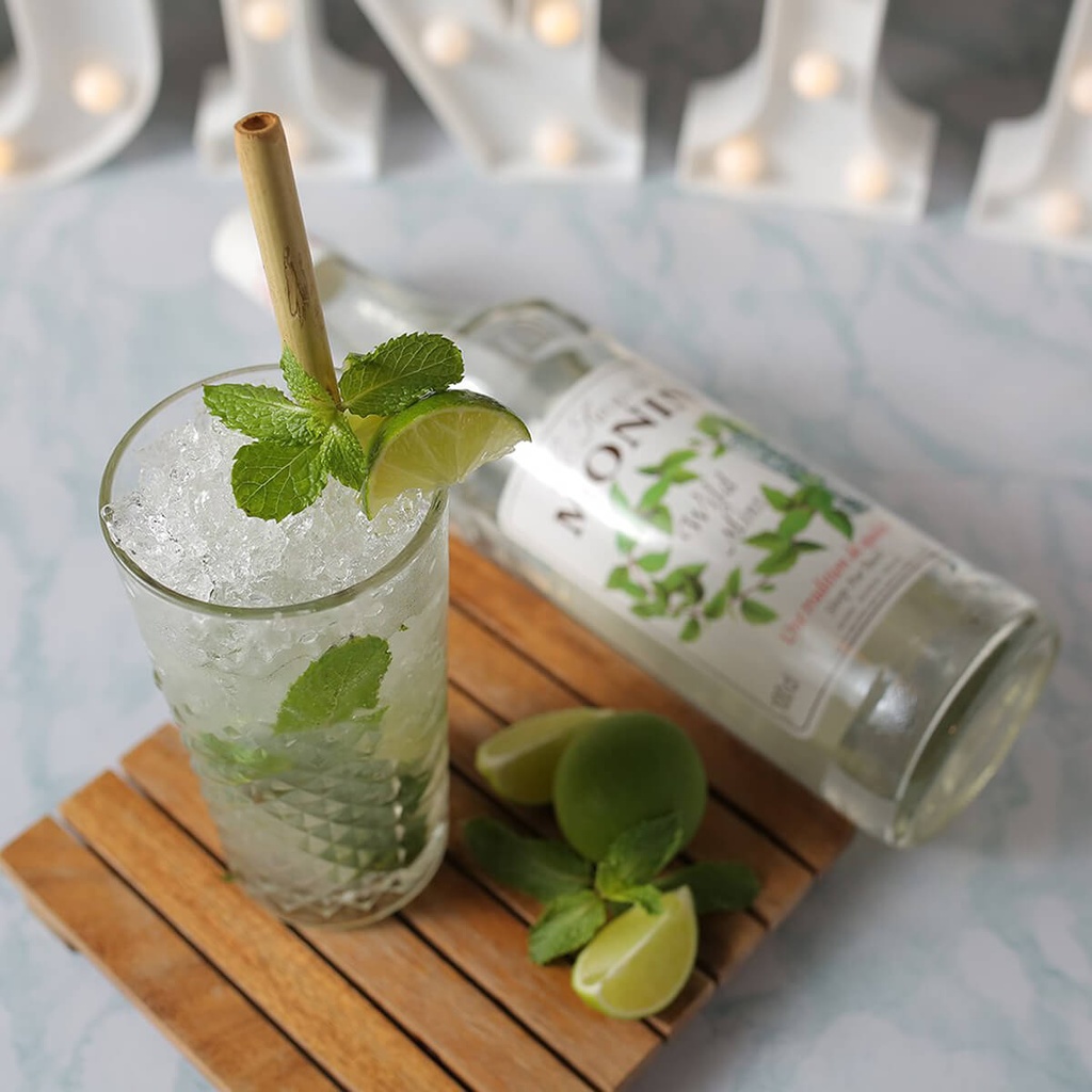 Monin Wild Mint Syrup - 1LTR