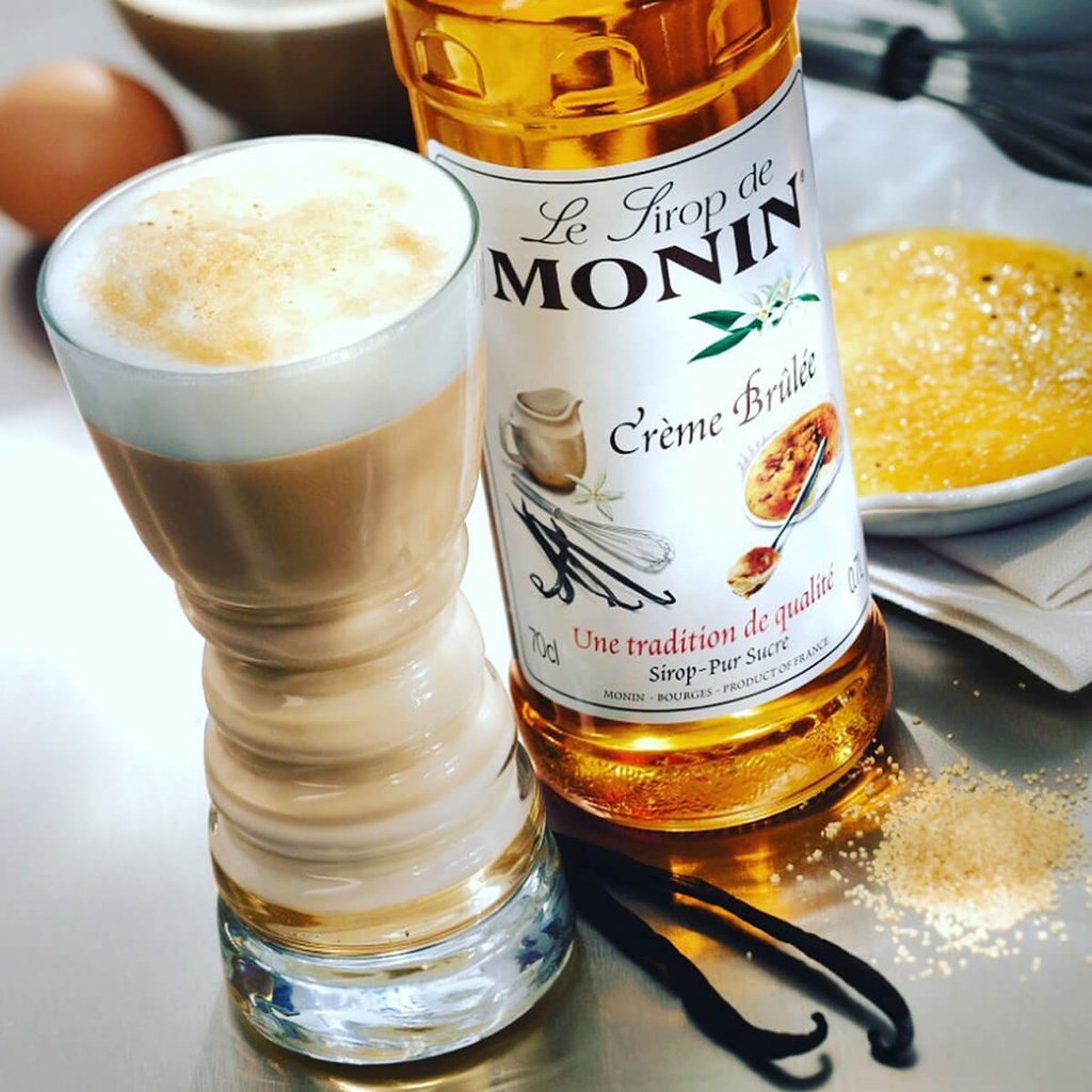 Authentic catalogue view 2 of Monin Creme Brulee Syrup, France - 6x700ml