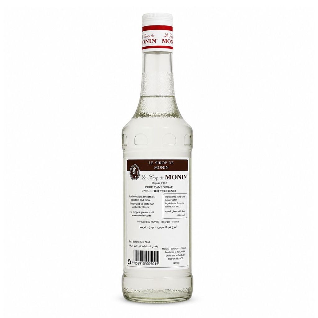 Monin Pure Cane Sugar Syrup, Malaysia - 1LTR