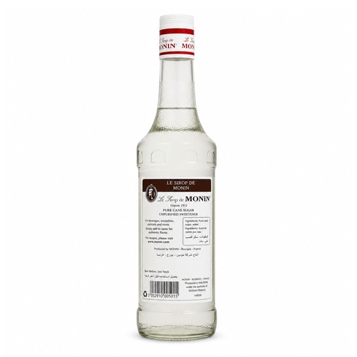 Monin Sugarcane Syrup, France - 6x1ltr, alternate view