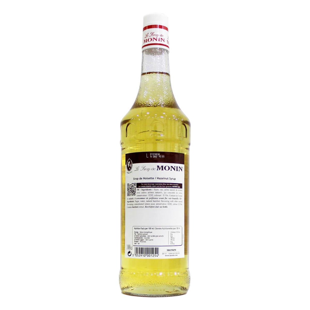 Monin Hazelnut Syrup - 1LTR