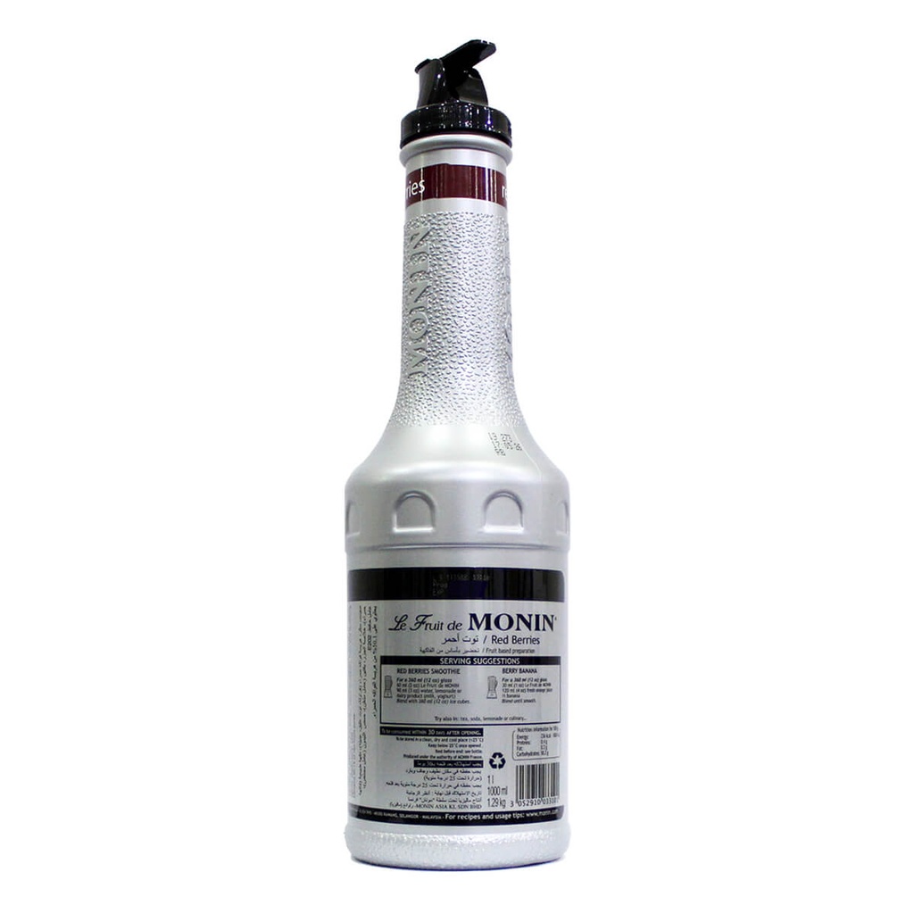 Monin Red Berries Fruit Mix Puree - 1LTR