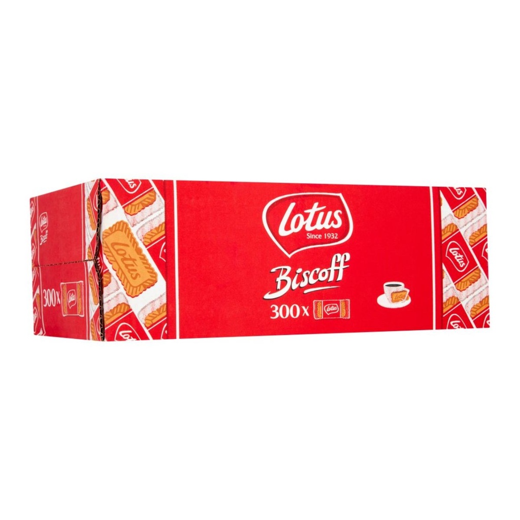 Lotus Biscoff Wrapped Biscuits, 313G - 1 Carton of 300 Pieces — additional view