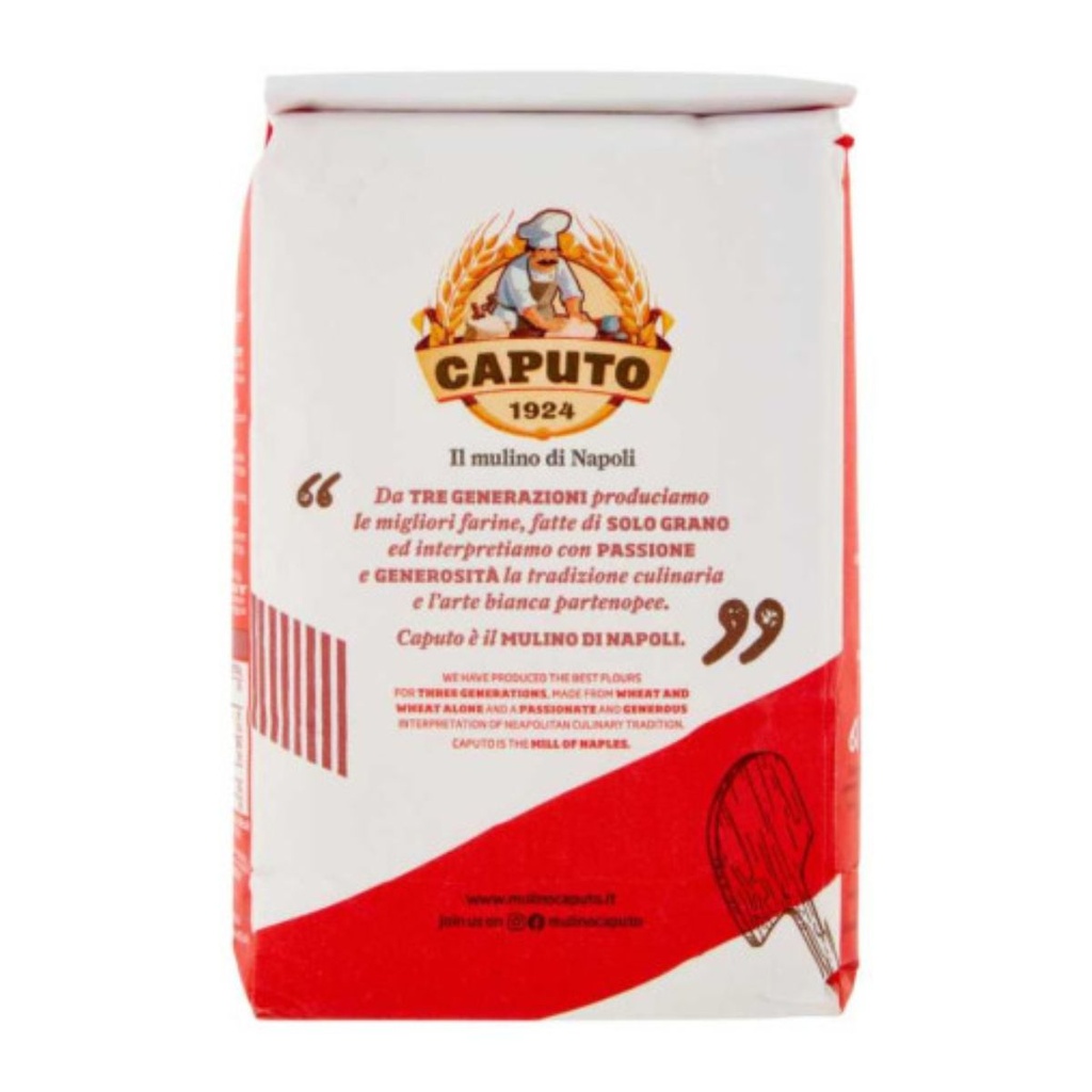 Caputo Pizza Flour '00 Pizzeria, NEW Red Packing Design, Italy - 1KG