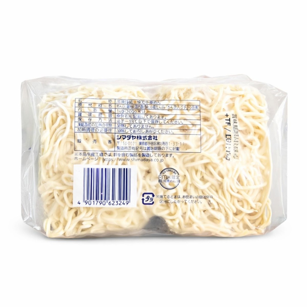 Shimadaya Ramen Noodles, 5 PC X 200G, Japan - 1KG