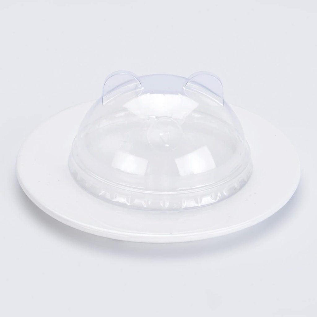 Bubbly Panda Shaped Lid Cover - 50 Lids Per Pack