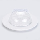 Bubbly Panda Shaped Lid Cover - 50 Lids Per Pack