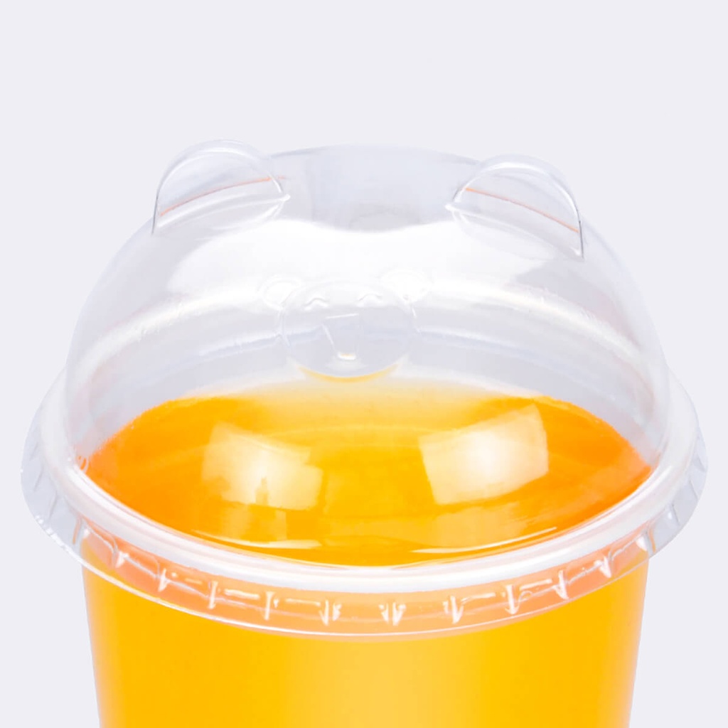 Bubbly Panda Shaped Lid Cover - 50 Lids Per Pack