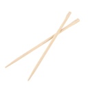 QING Bamboo Chopsticks, 24CM Length, Pointed Tips - 1 Pack of 100 Chopstick Pairs