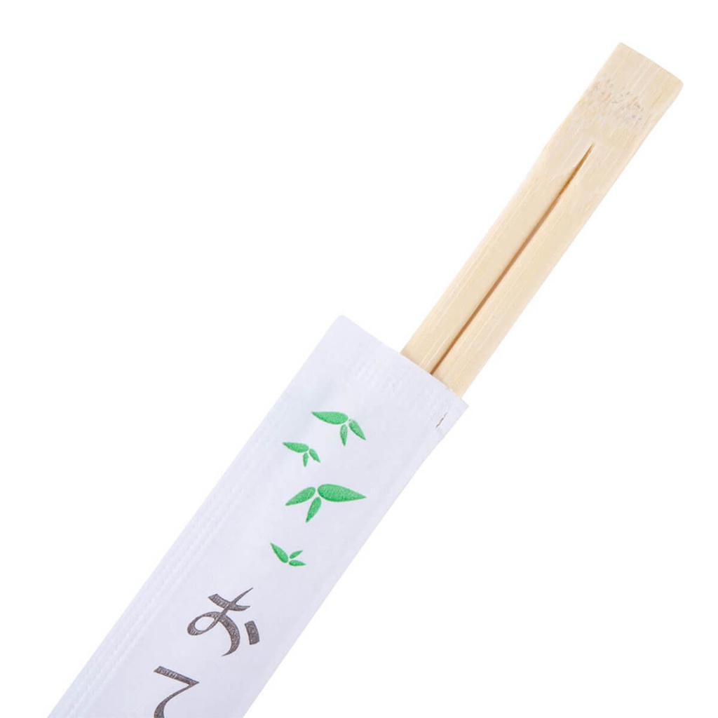 QING Bamboo Chopsticks, 24CM Length, Pointed Tips - 1 Pack of 100 Chopstick Pairs