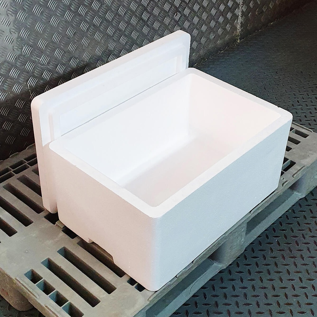 GGFT Thermocol Box With Lid for Frozen Food & Beverage transport, Box Capacity 25KG