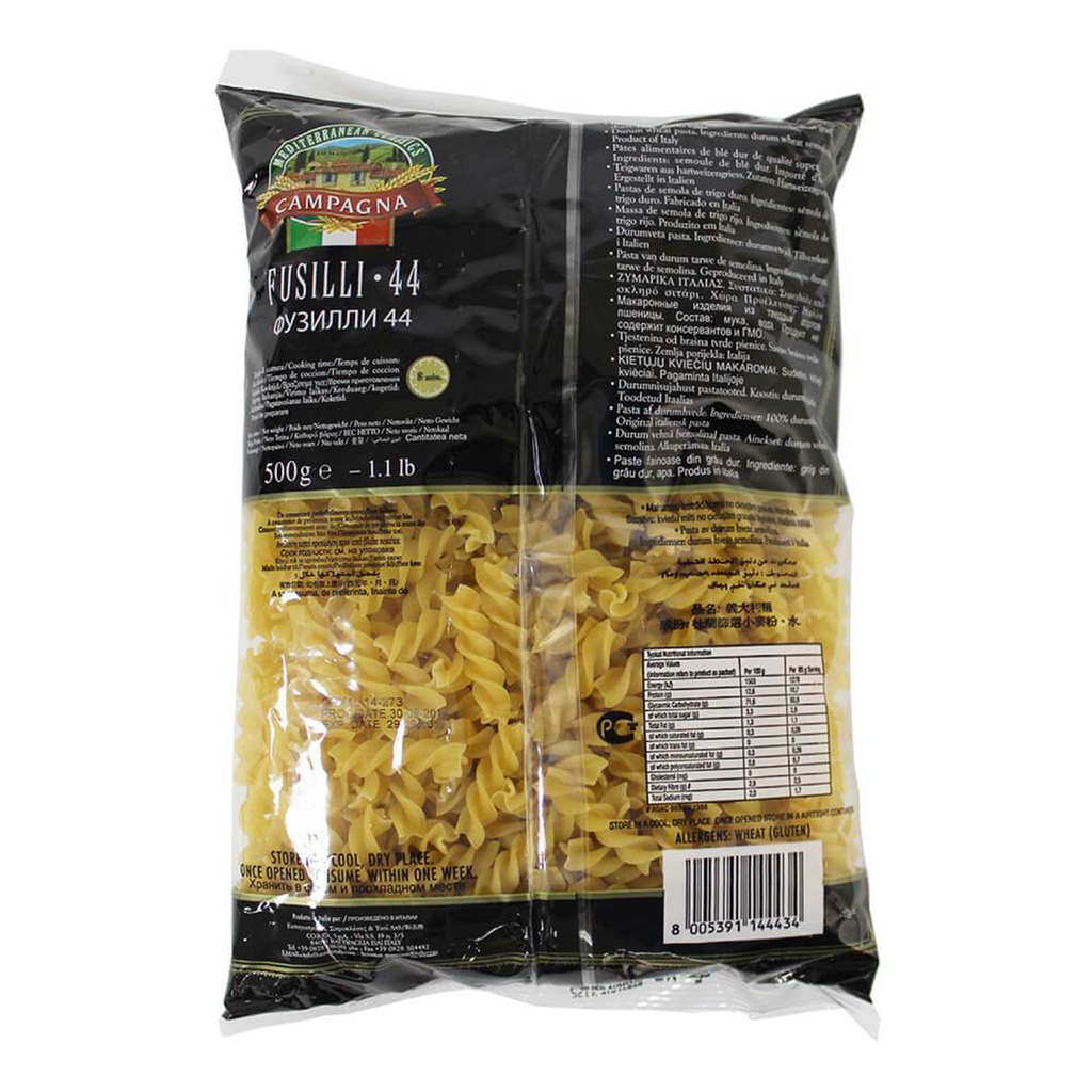 Campagna Fusilli #44, Italy - 500G
