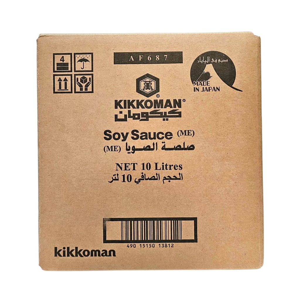 Kikkoman Soy Sauce 0% nutrition label and ingredients Japan