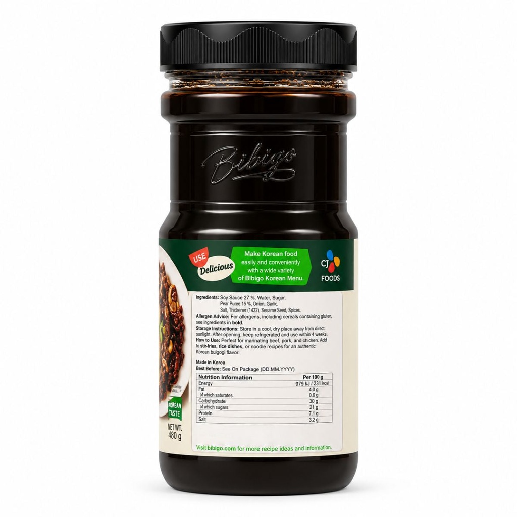 Bibigo Bulgogi Sauce, Mild & Sweet, South Korea - 840G
