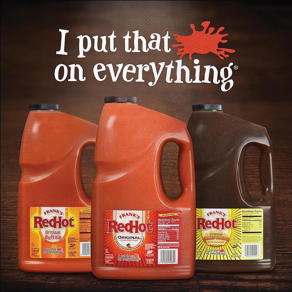 Frank's RedHot Original Buffalo Wings Sauce - 3.78LTR
