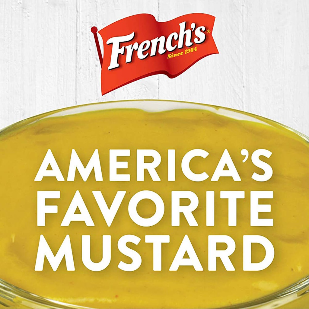 French's Yellow Mustard Sauce, USA - 2.98KG