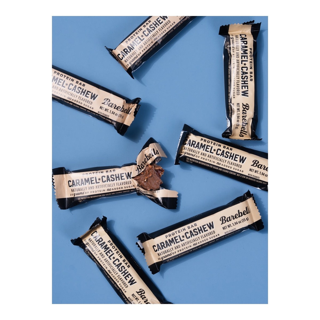 Barebells Caramel Cashew Protein Bars - 12 X 55G