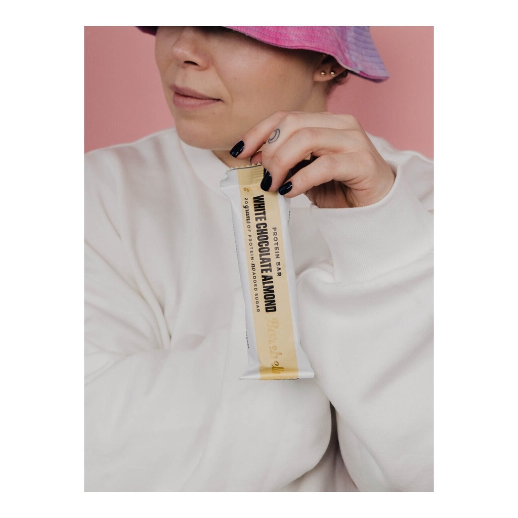 Barebells White Chocolate Almond Protein Bars - 12 X 55G