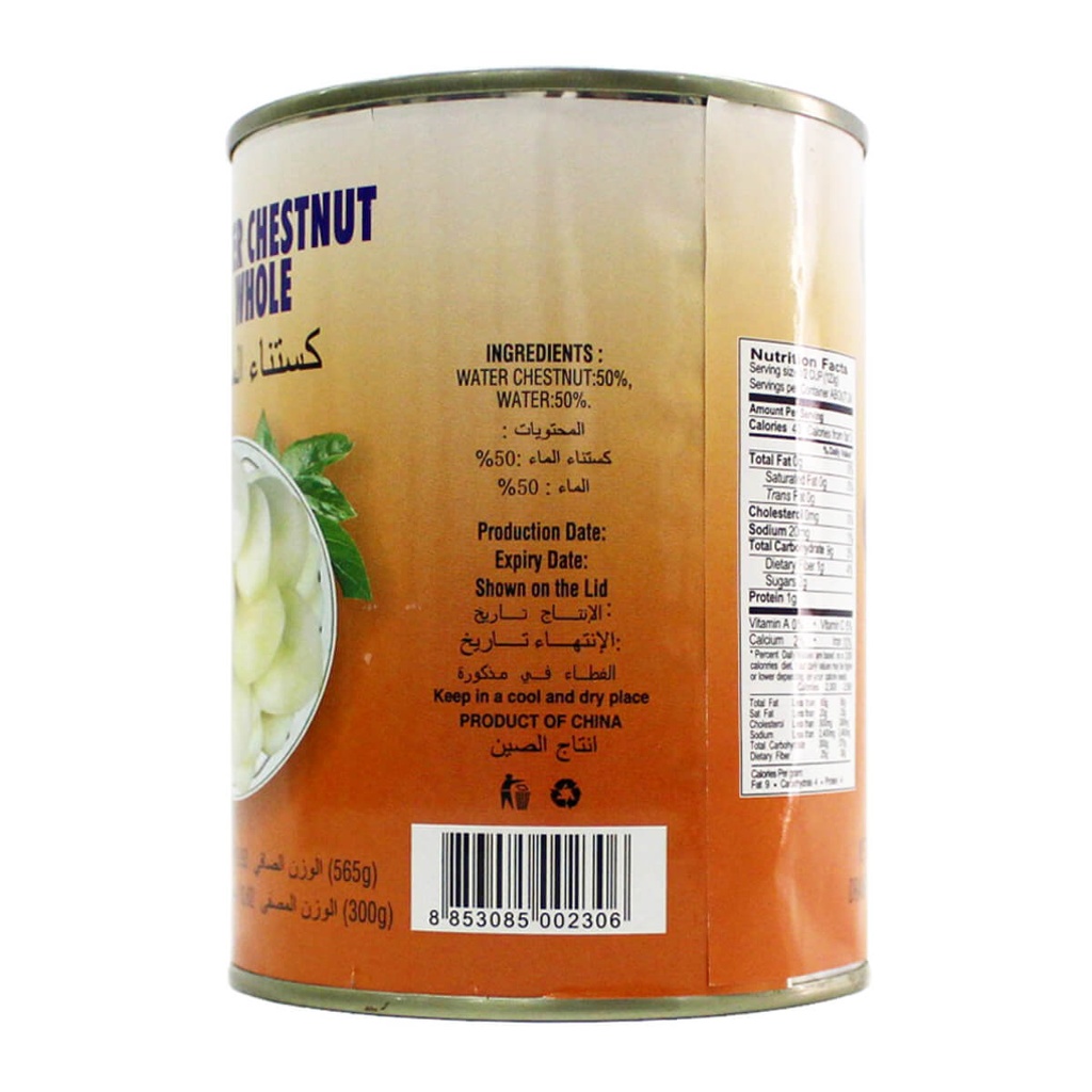 XO Water Chestnut - 425G