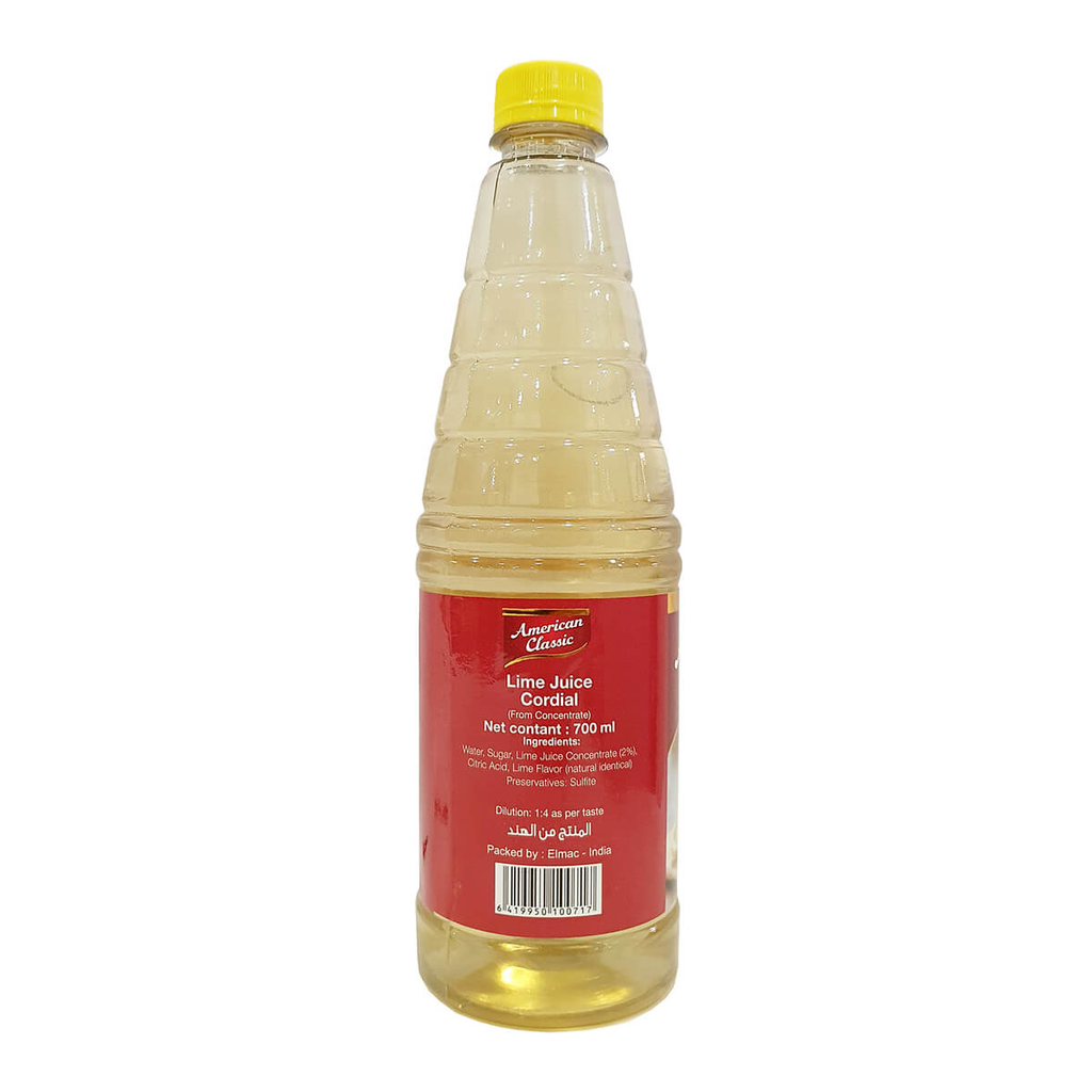 American Classic Lime Juice Cordial - 700ML — additional view