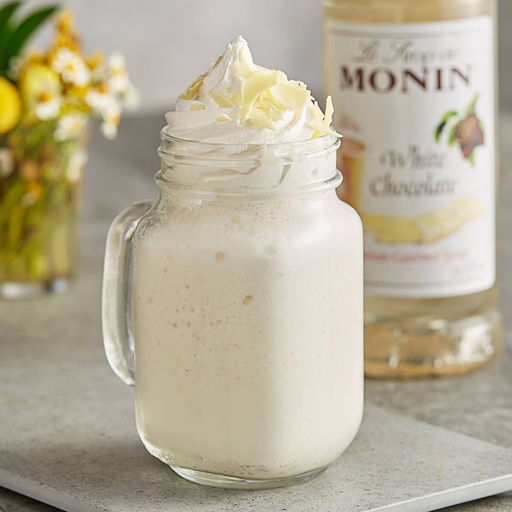 Monin White Chocolate Syrup, France - 6x700ml, alternate view