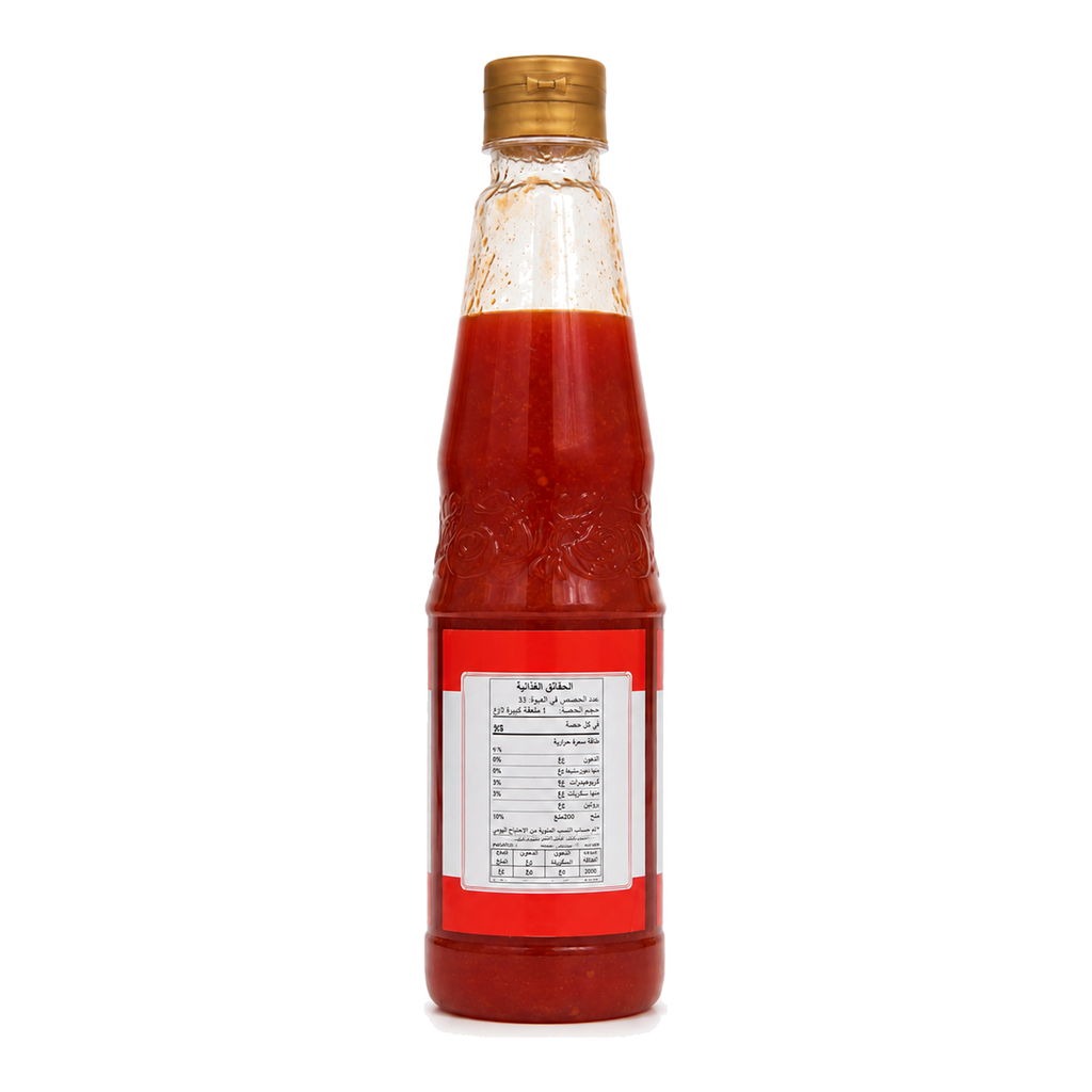 Seasir Sweet Chilli Sauce 710ml nutrition information panel - SACH-253302