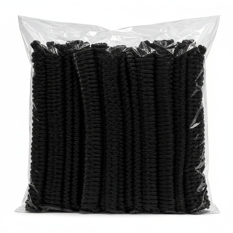 SNH Black Hair Net, Disposable - 100PC - Additional photo