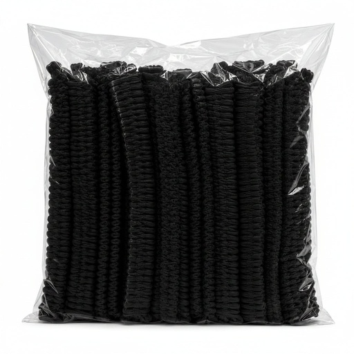 SNH Black Hair Net, Disposable - 10x100pc, alternate view