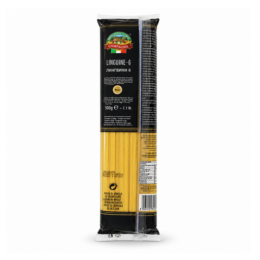 Campagna Linguine #6 Pasta, Italy - 24x500g, alternate view