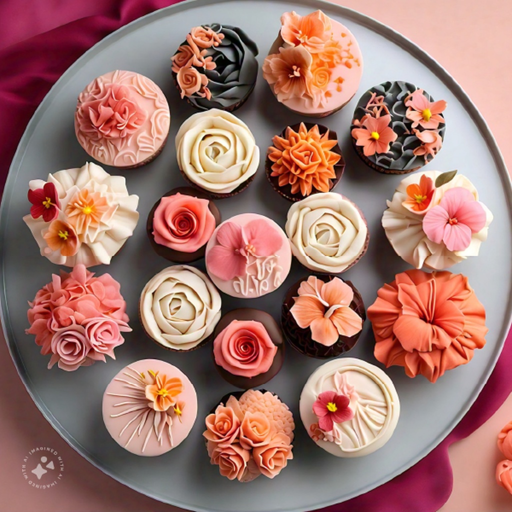 Floral cupcakes – serving inspiration from Snowflake