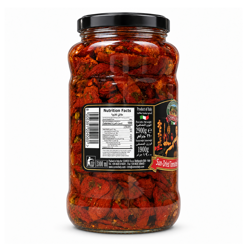 Campagna Sun-Dried Tomatoes 2900g - additional information view