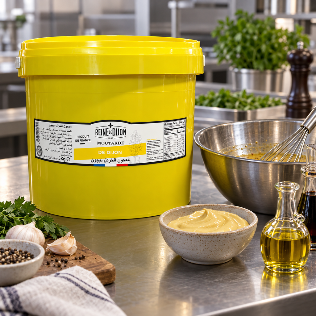 Reine de Dijon Fine Dijon Mustard 5kg - preparation