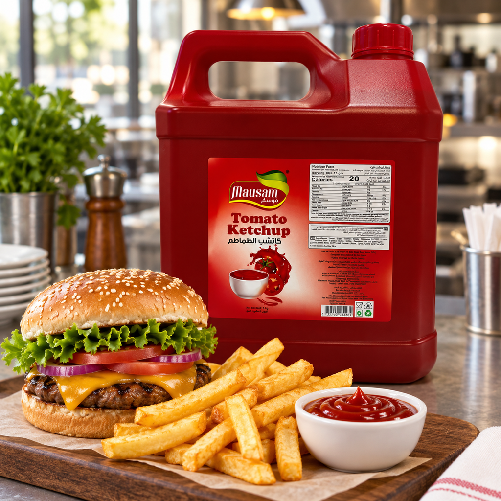 Mausam Tomato Ketchup - 4x5kg - serving
