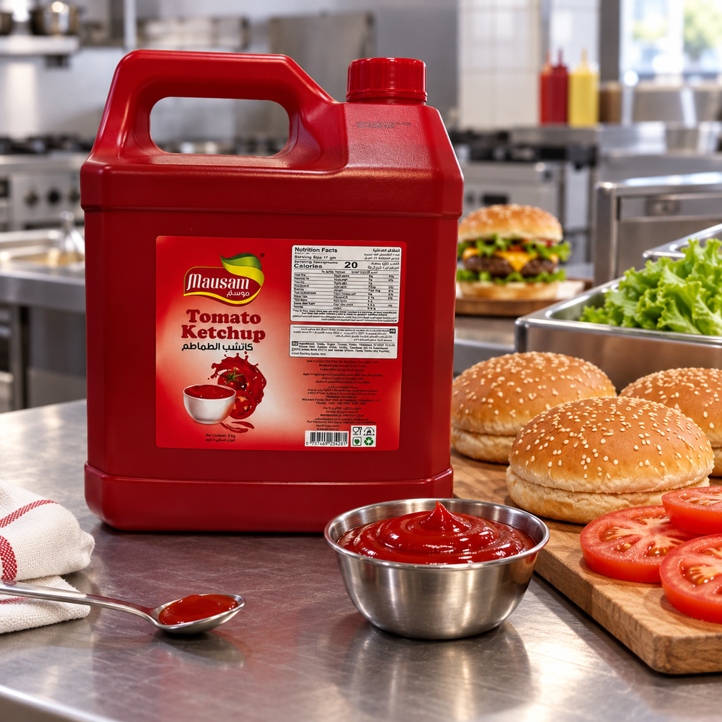 Mausam Tomato Ketchup - 4x5kg - preparation
