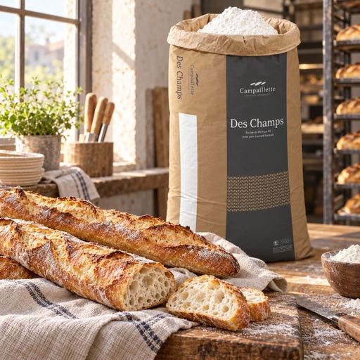 Moul-Bie T65 Campaillette Des Champs Flour - 1x25kg, alternate view