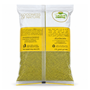 Omega Pistachio Powder 1kg rear packaging and storage information